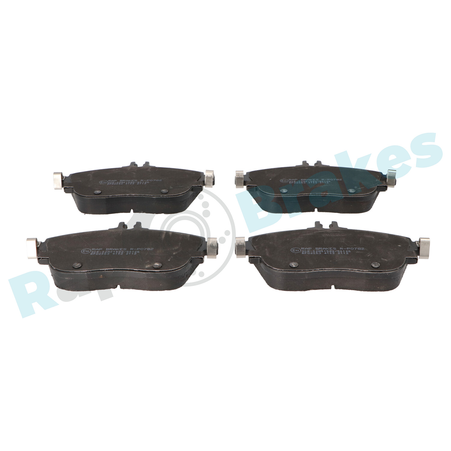 Brake Pad Set, disc brake - R-P0782 RAP BRAKES