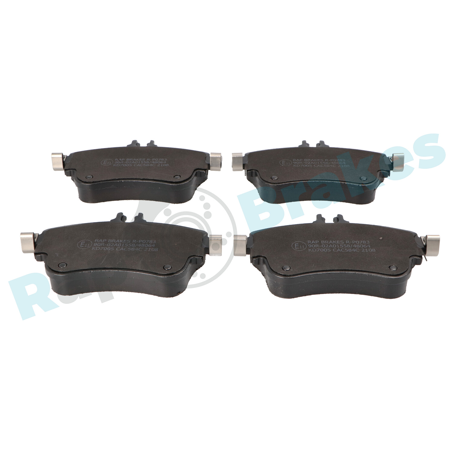Brake Pad Set, disc brake - R-P0783 RAP BRAKES