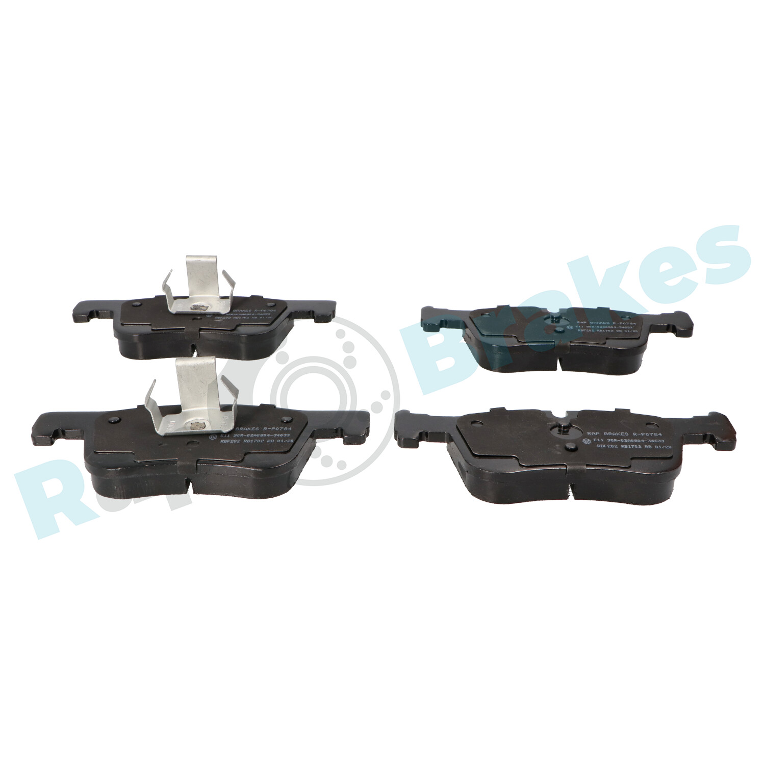 Brake Pad Set, disc brake - R-P0784 RAP BRAKES