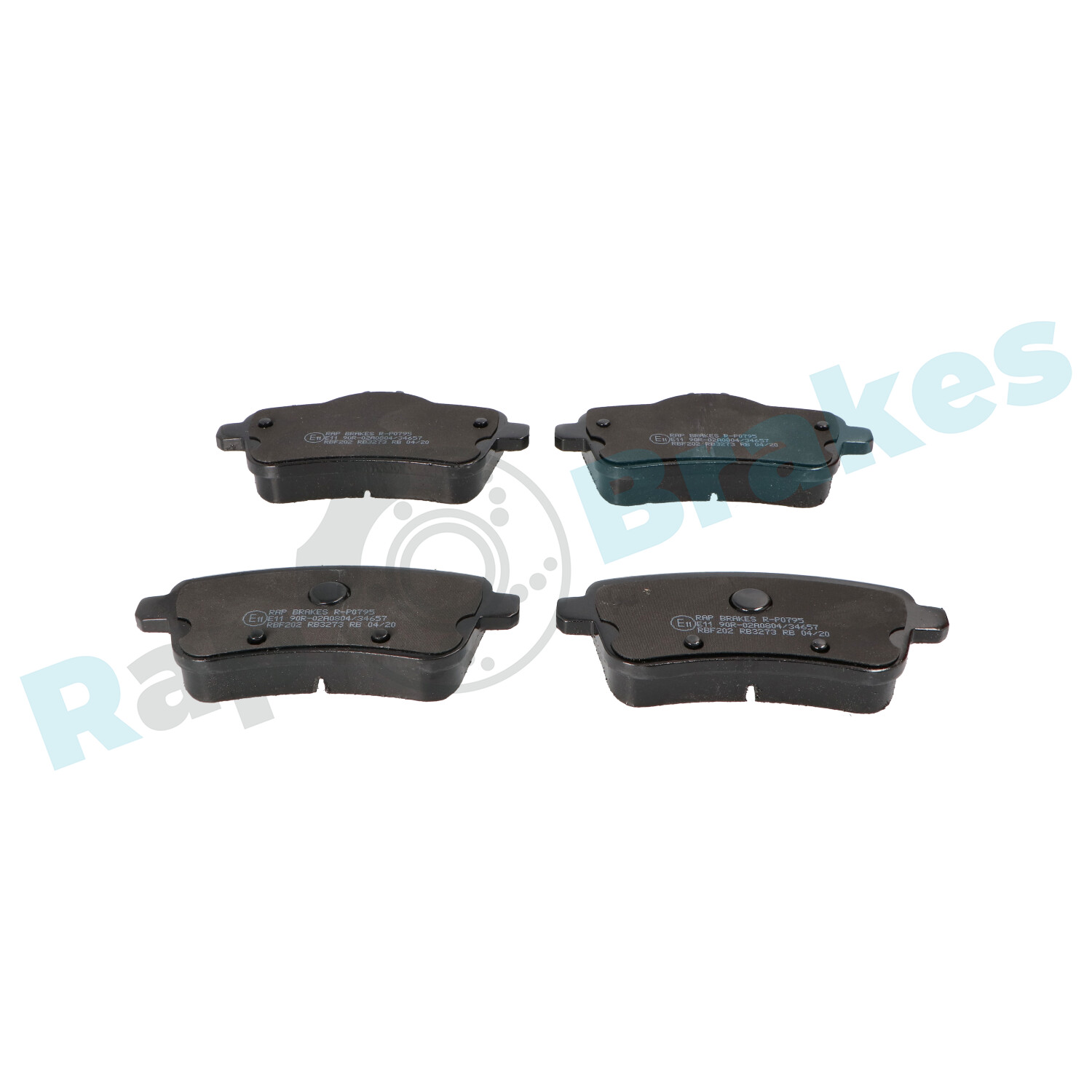 Brake Pad Set, disc brake - R-P0795 RAP BRAKES