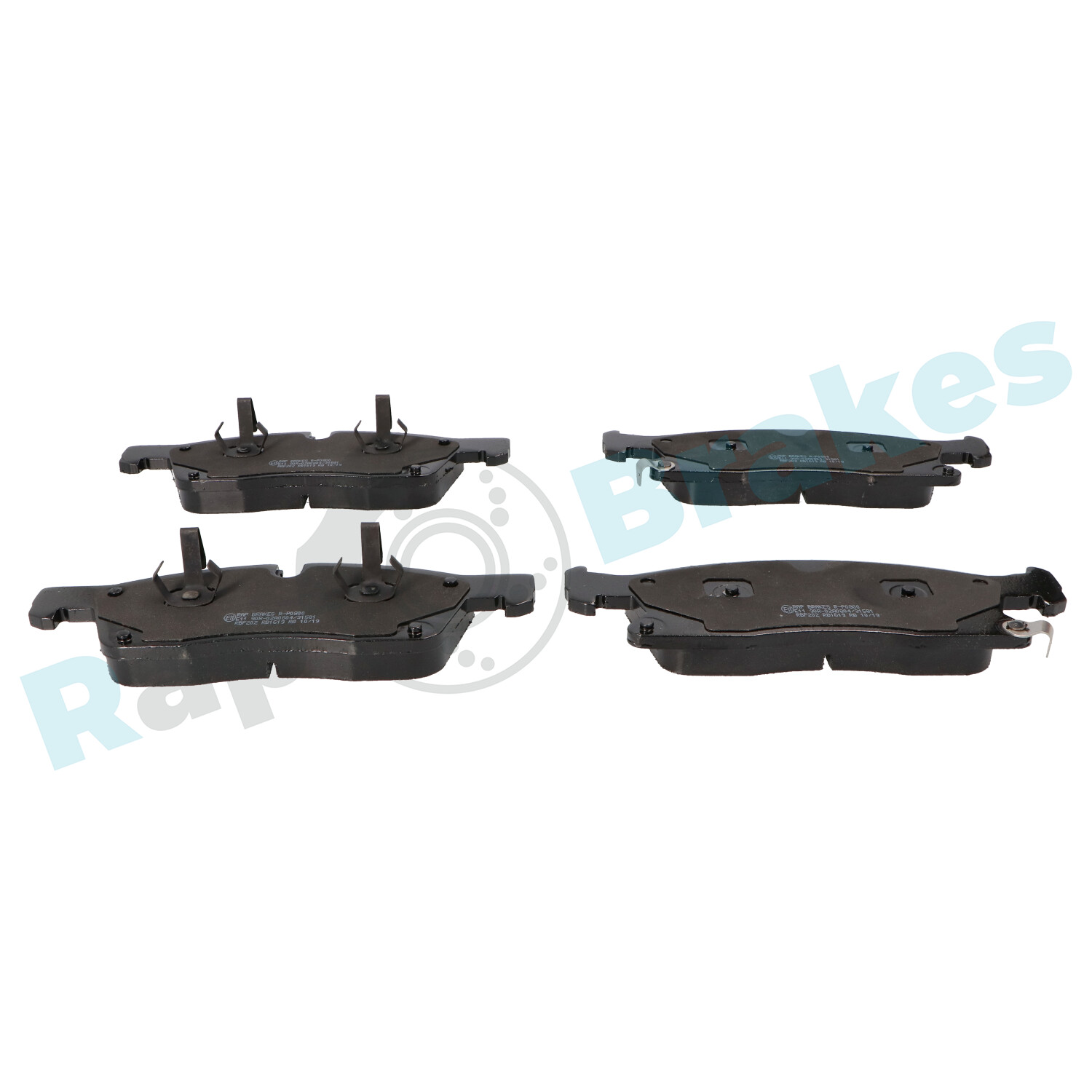 Brake Pad Set, disc brake - R-P0800 RAP BRAKES