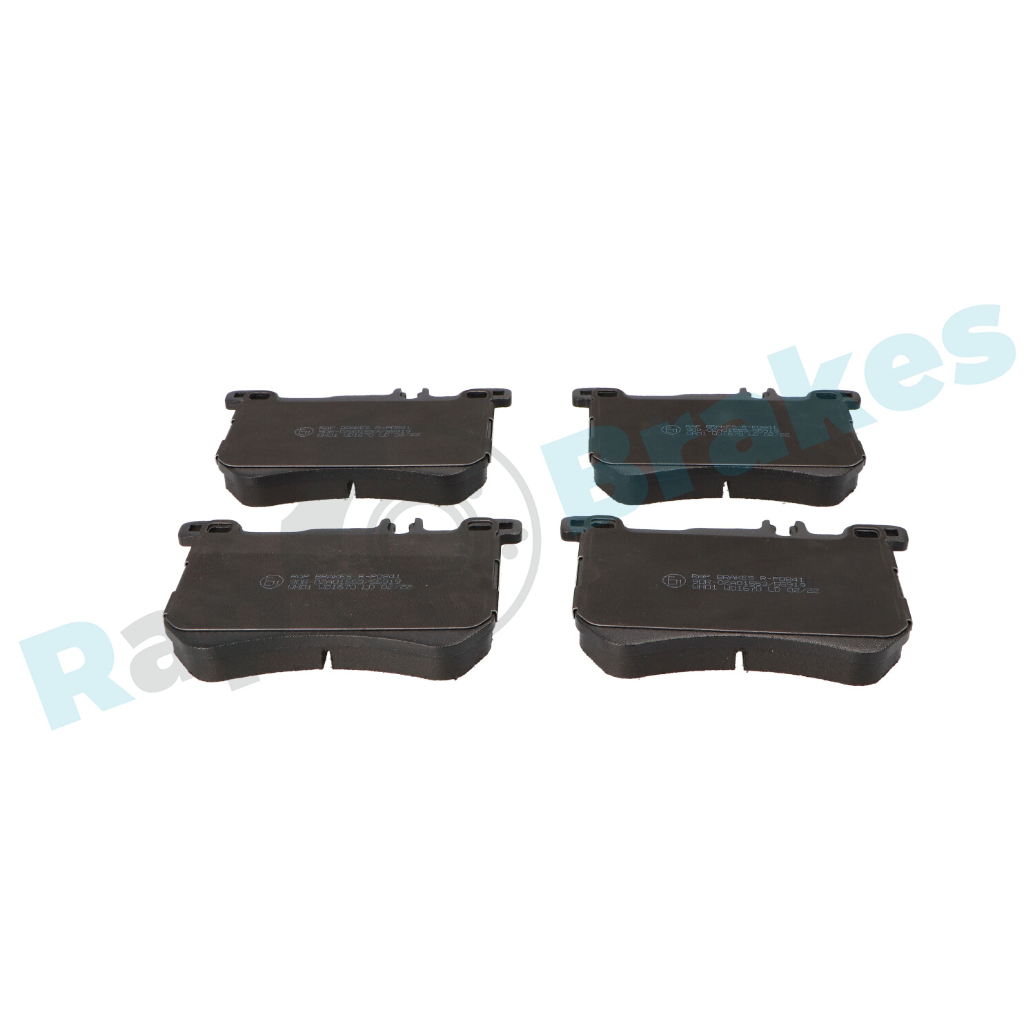 Brake Pad Set, disc brake - R-P0841 RAP BRAKES
