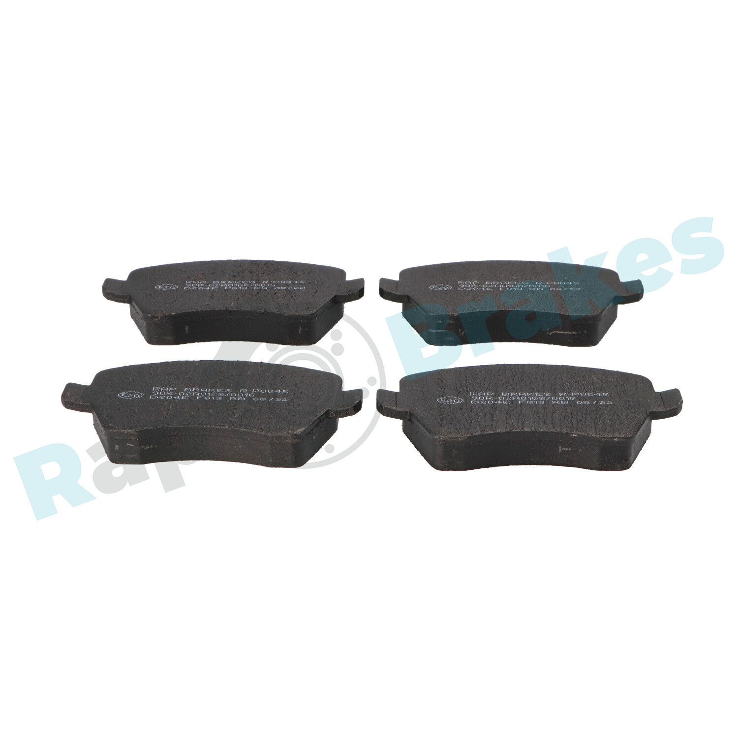 Brake Pad Set, disc brake - R-P0845 RAP BRAKES