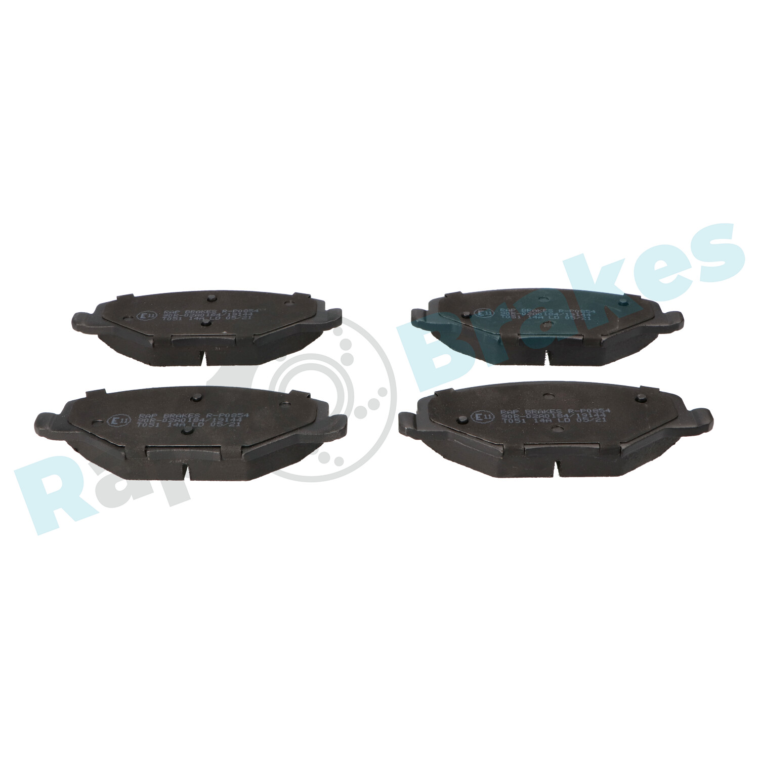 Kit pastiglie freno, Freno a disco - R-P0854 RAP BRAKES