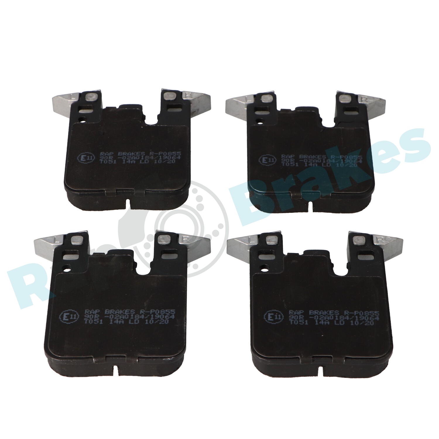 Kit pastiglie freno, Freno a disco - R-P0855 RAP BRAKES