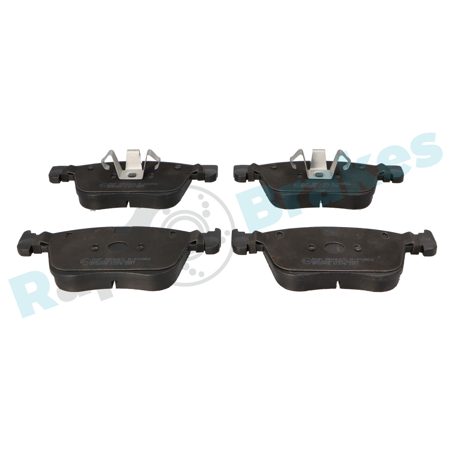 Brake Pad Set, disc brake - R-P0862 RAP BRAKES