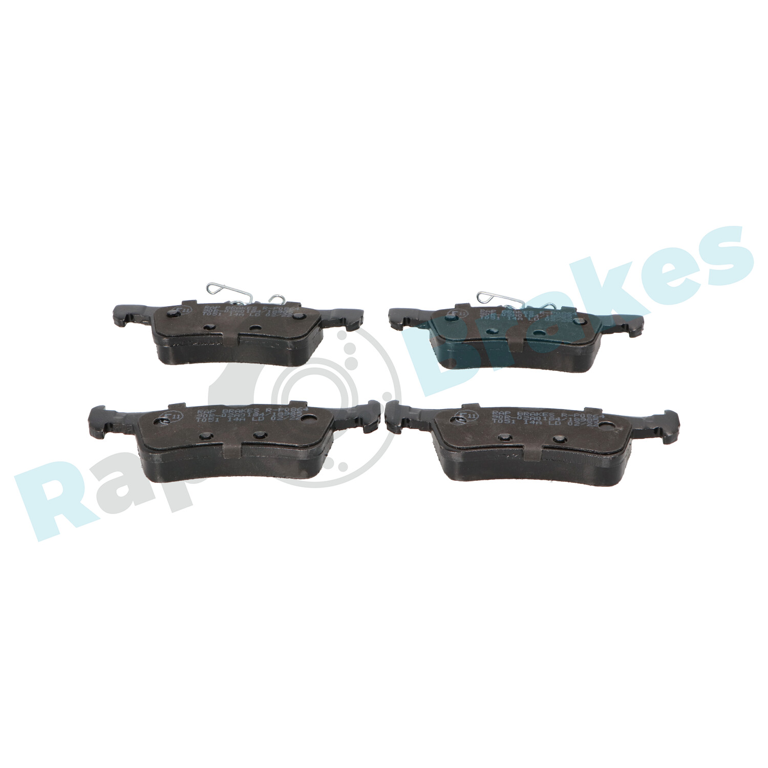 Kit pastiglie freno, Freno a disco - R-P0864 RAP BRAKES