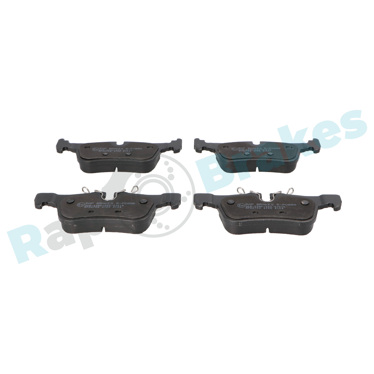 Kit pastiglie freno, Freno a disco - R-P0886 RAP BRAKES