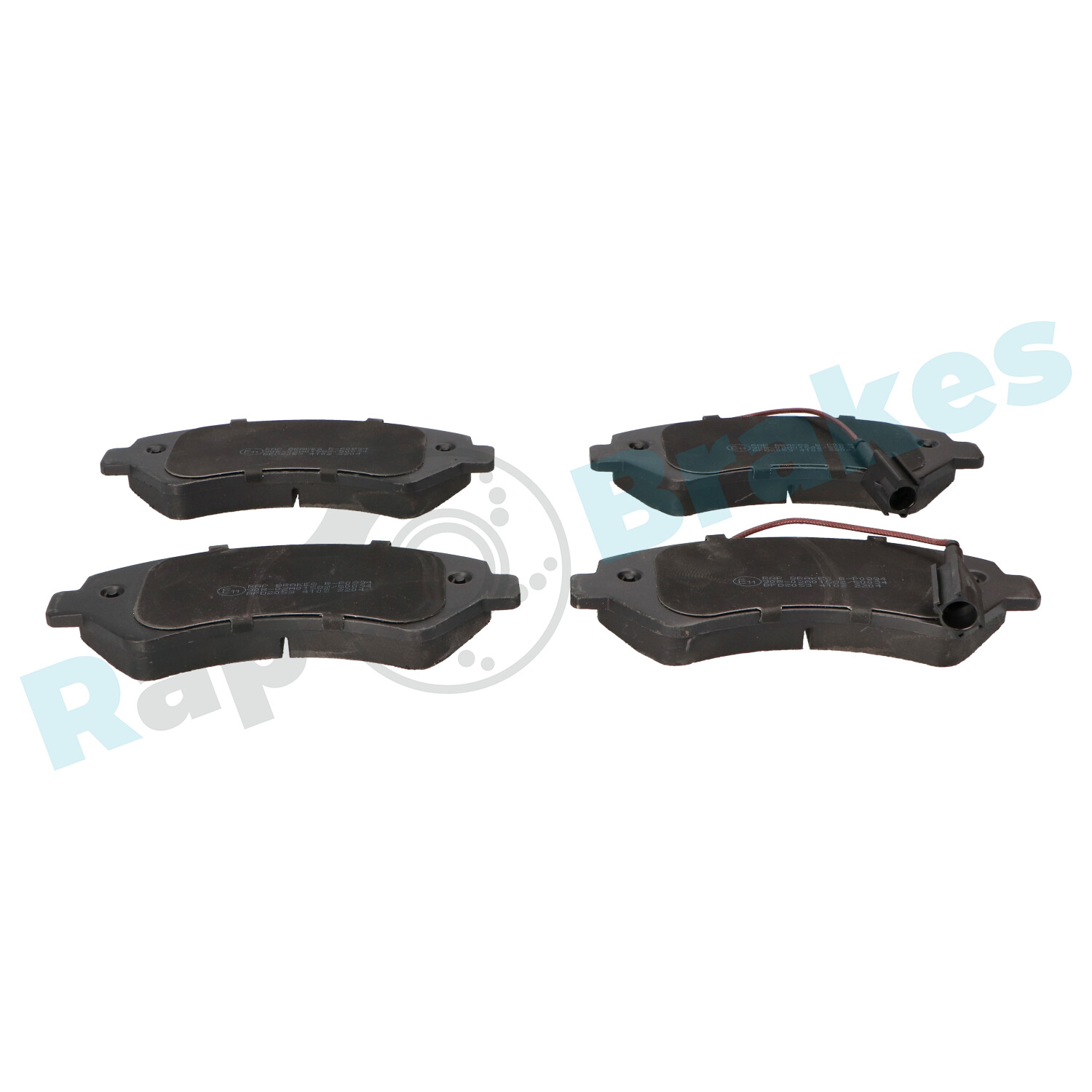 Brake Pad Set, disc brake - R-P0894 RAP BRAKES