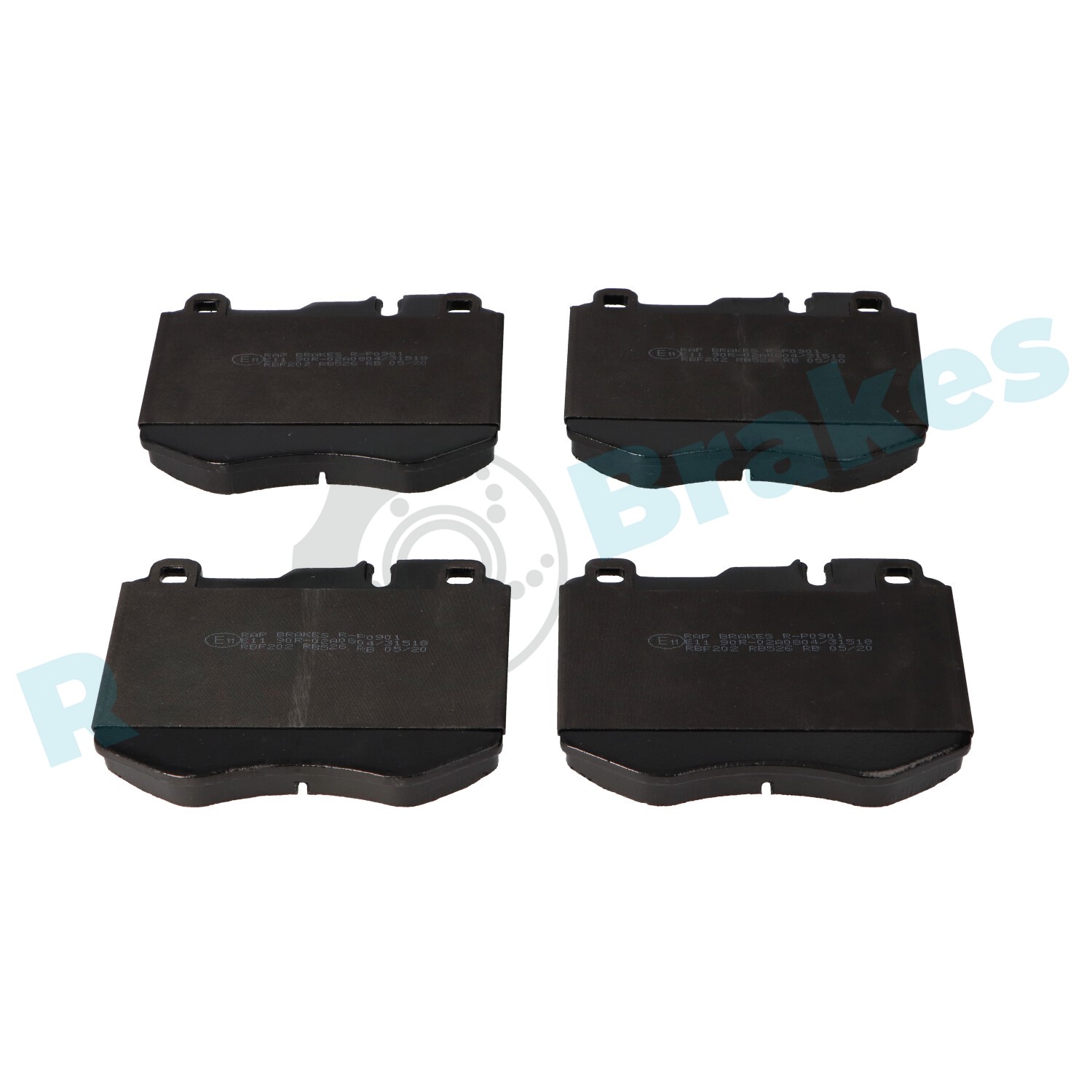 Brake Pad Set, disc brake - R-P0901 RAP BRAKES