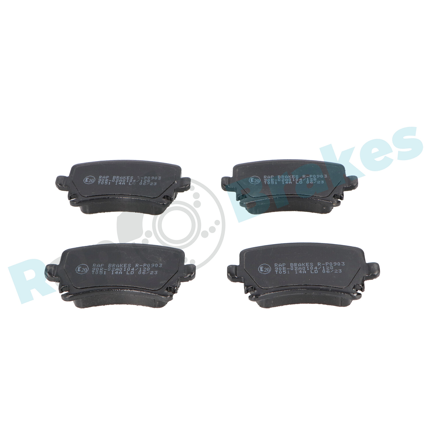 Brake Pad Set, disc brake - R-P0903 RAP BRAKES