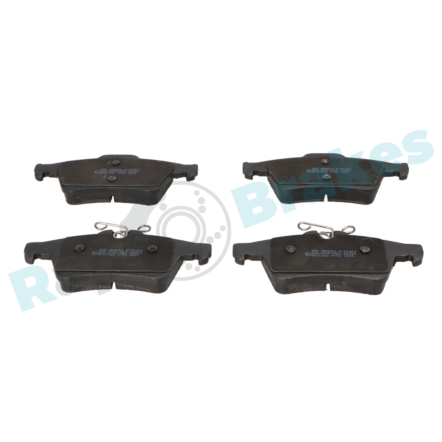 Brake Pad Set, disc brake - R-P0904 RAP BRAKES