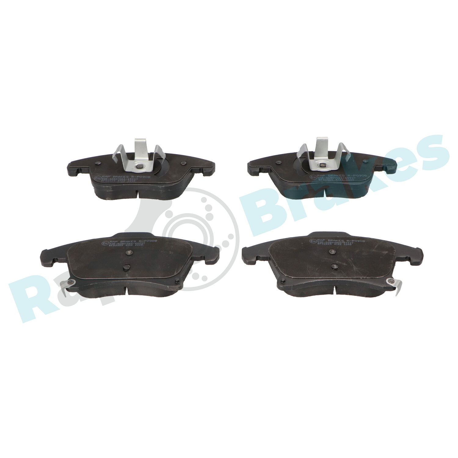 Brake Pad Set, disc brake - R-P0908 RAP BRAKES