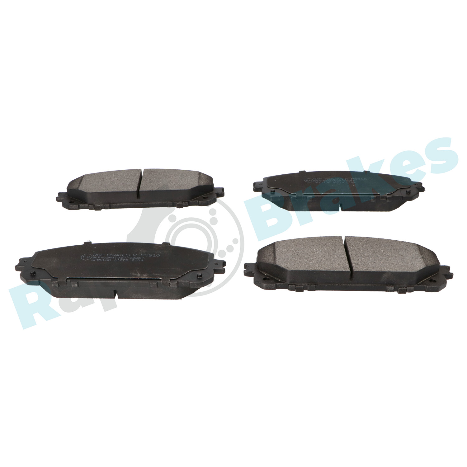 Brake Pad Set, disc brake - R-P0910 RAP BRAKES