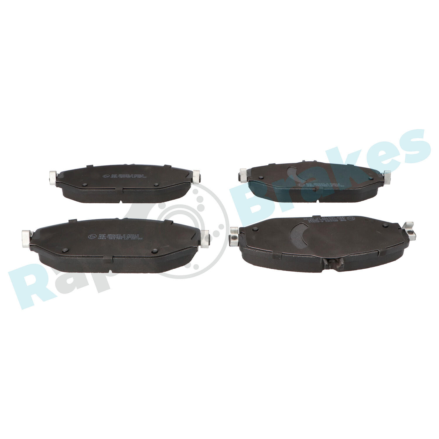 Brake Pad Set, disc brake - R-P0913 RAP BRAKES