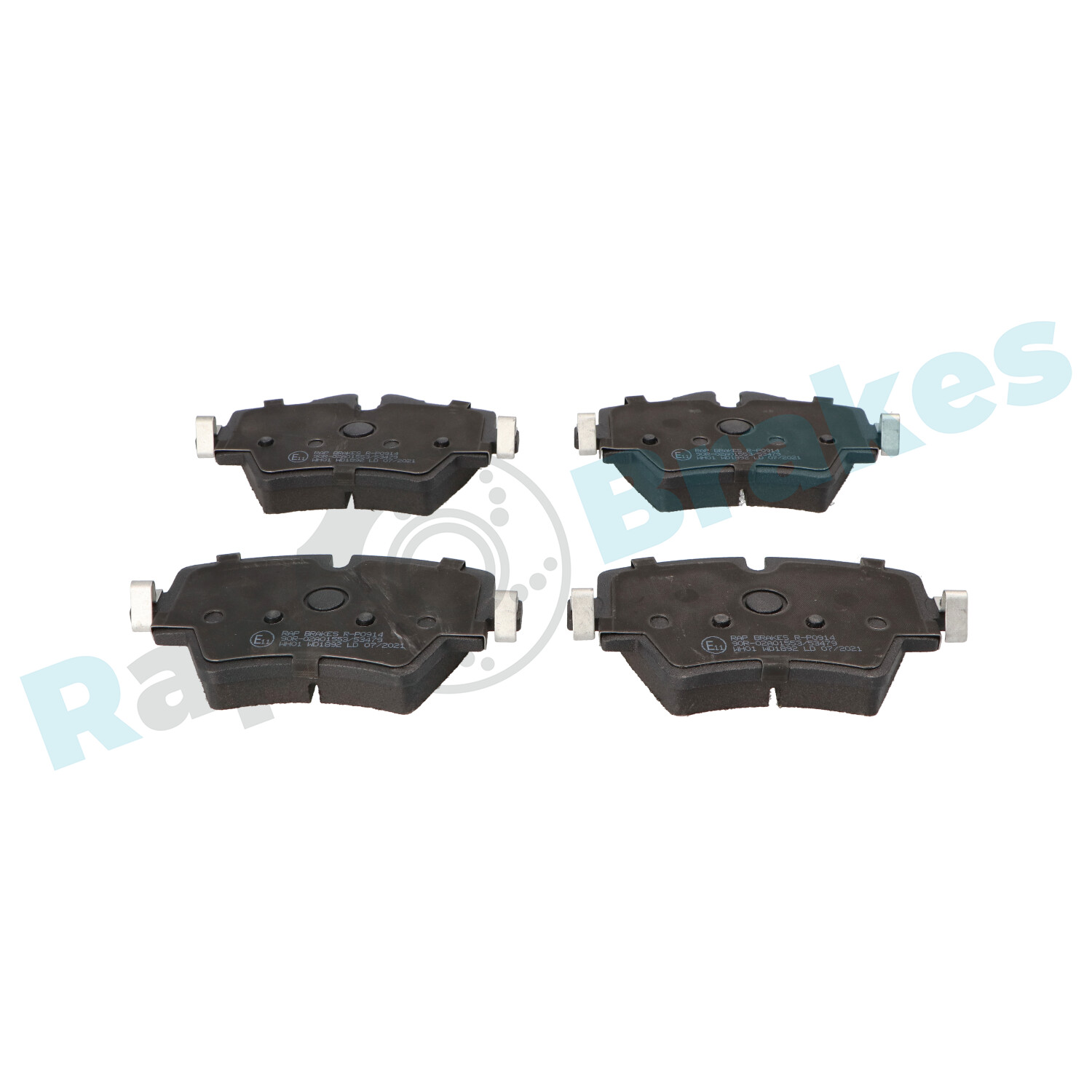 Brake Pad Set, disc brake - R-P0914 RAP BRAKES
