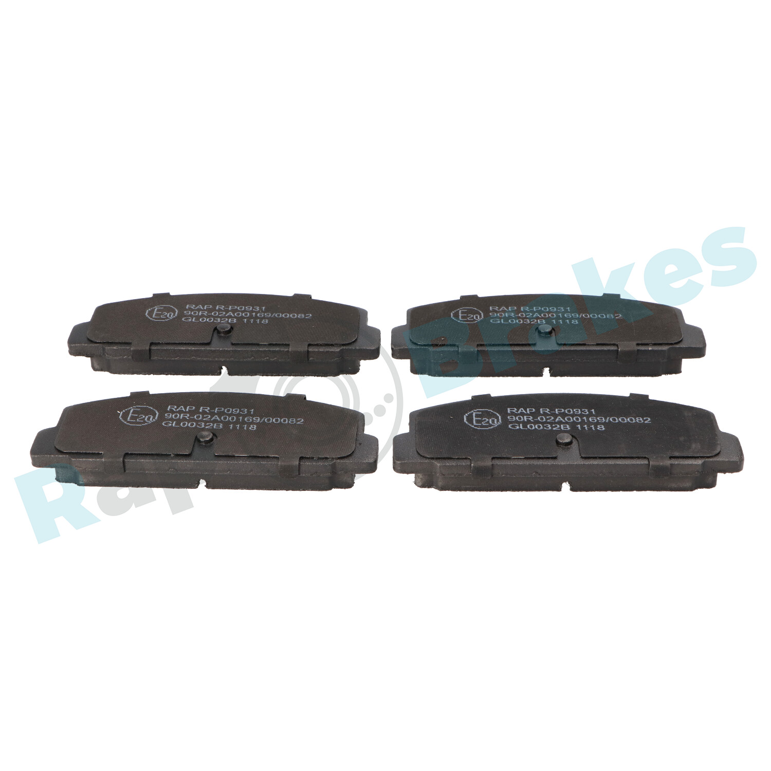 Brake Pad Set, disc brake - R-P0931 RAP BRAKES
