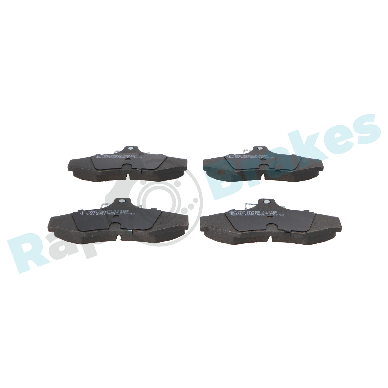 Brake Pad Set, disc brake - R-P0986 RAP BRAKES