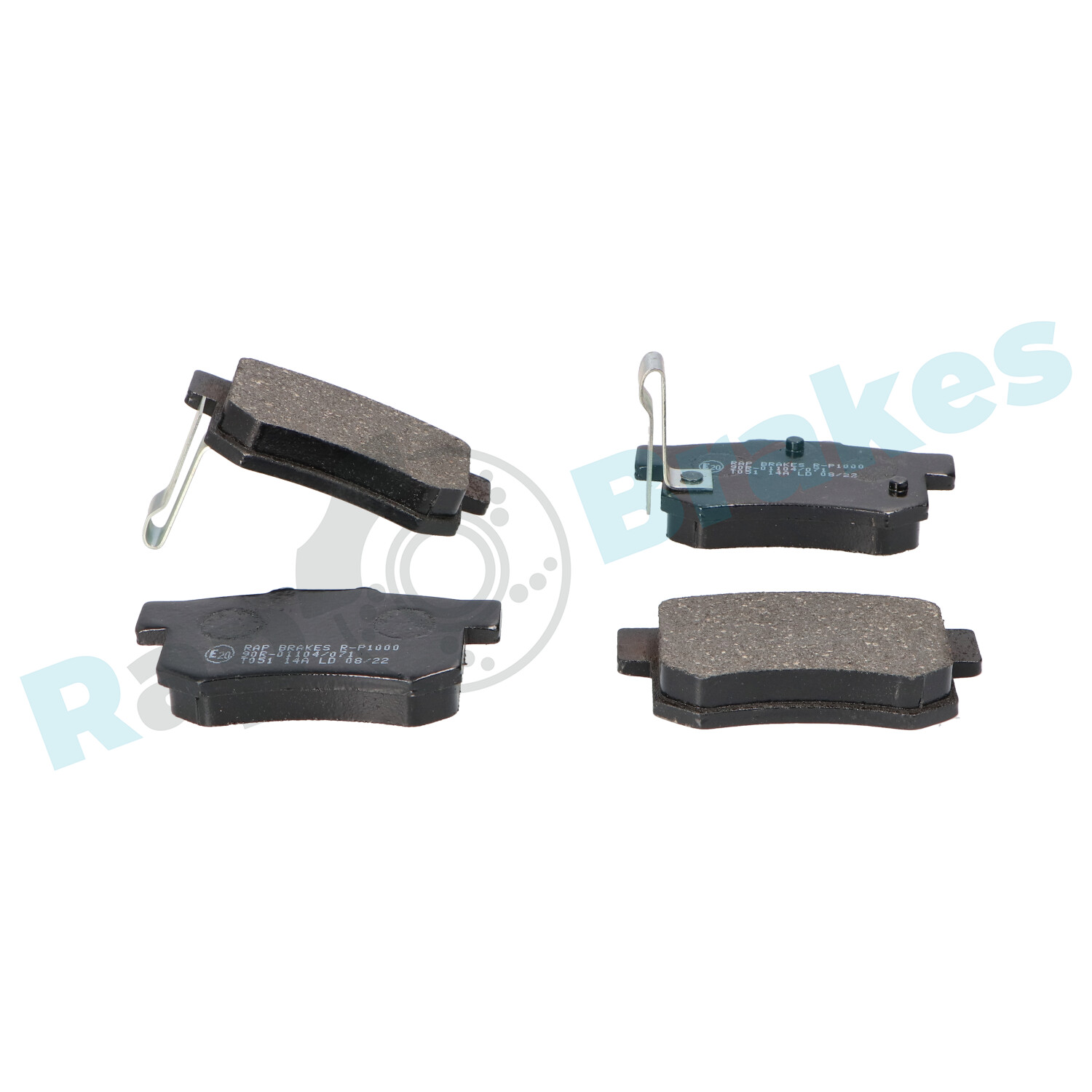 Brake Pad Set, disc brake - R-P1000 RAP BRAKES