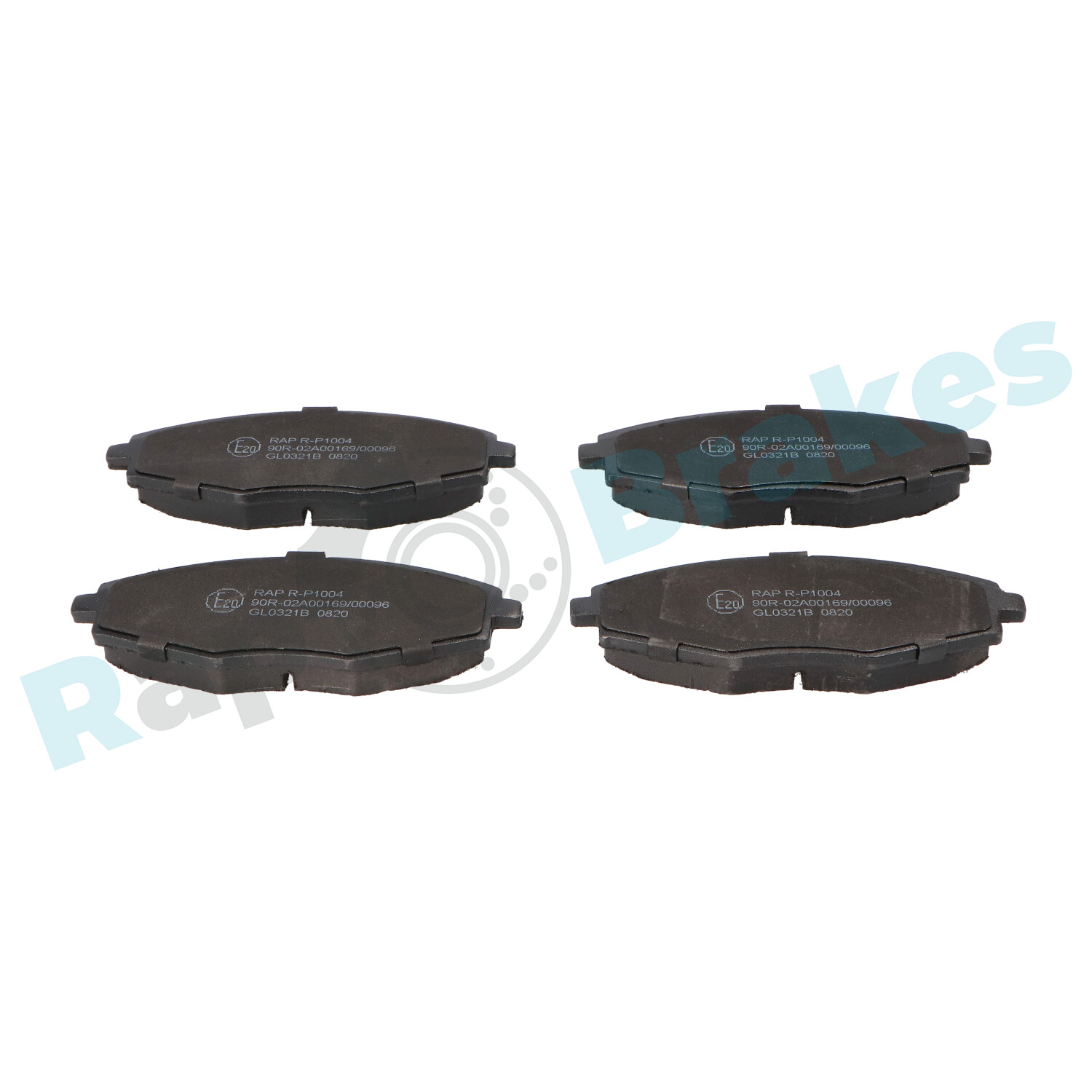 Brake Pad Set, disc brake - R-P1004 RAP BRAKES