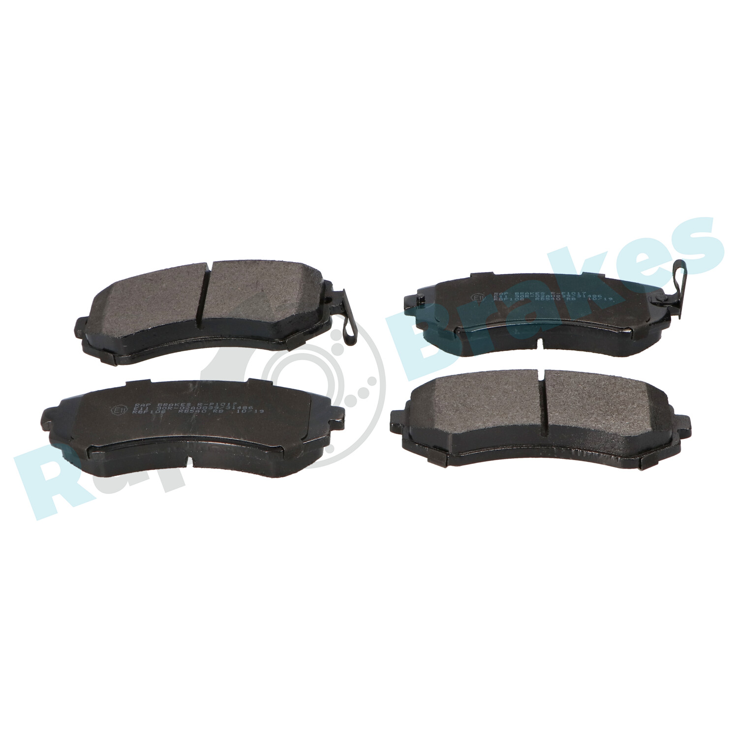 Brake Pad Set, disc brake - R-P1017 RAP BRAKES