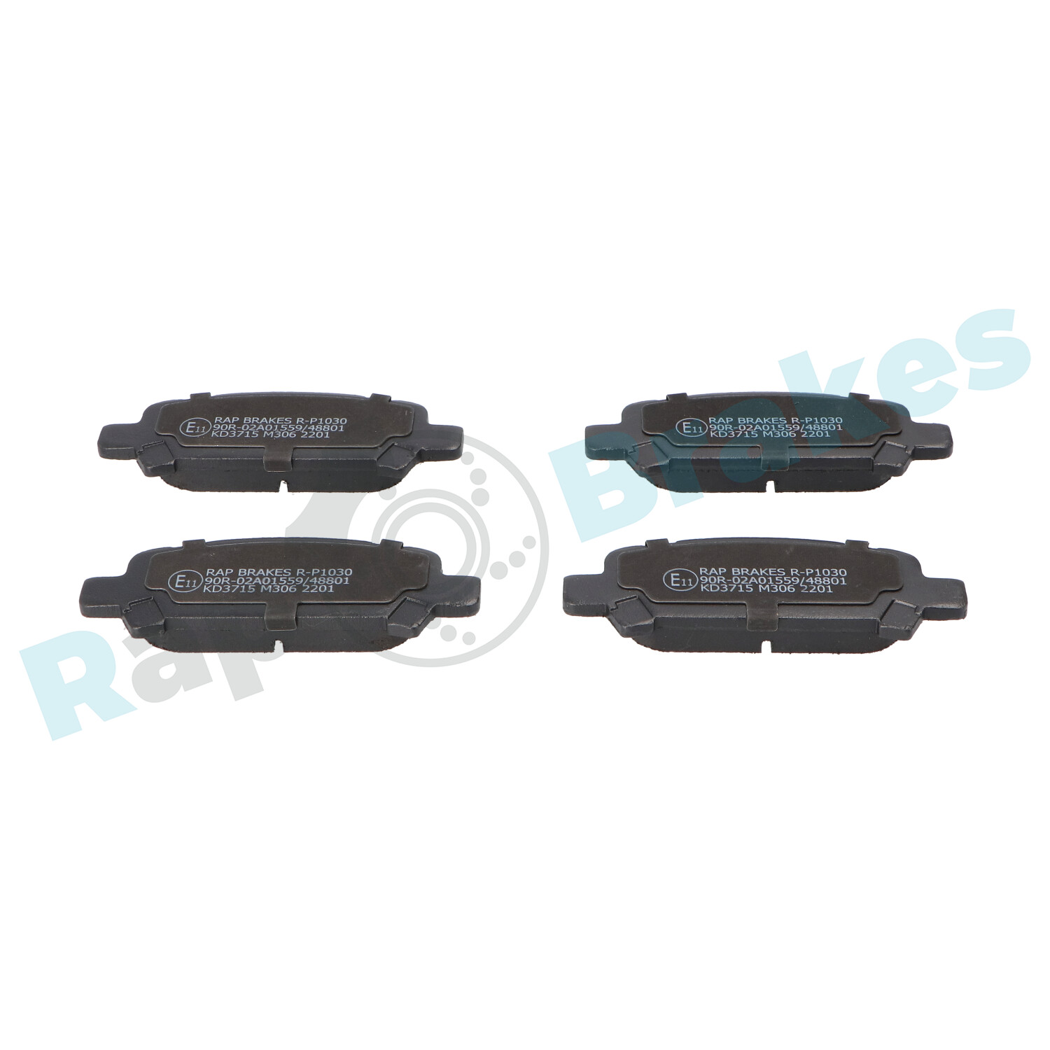 Kit pastiglie freno, Freno a disco - R-P1030 RAP BRAKES