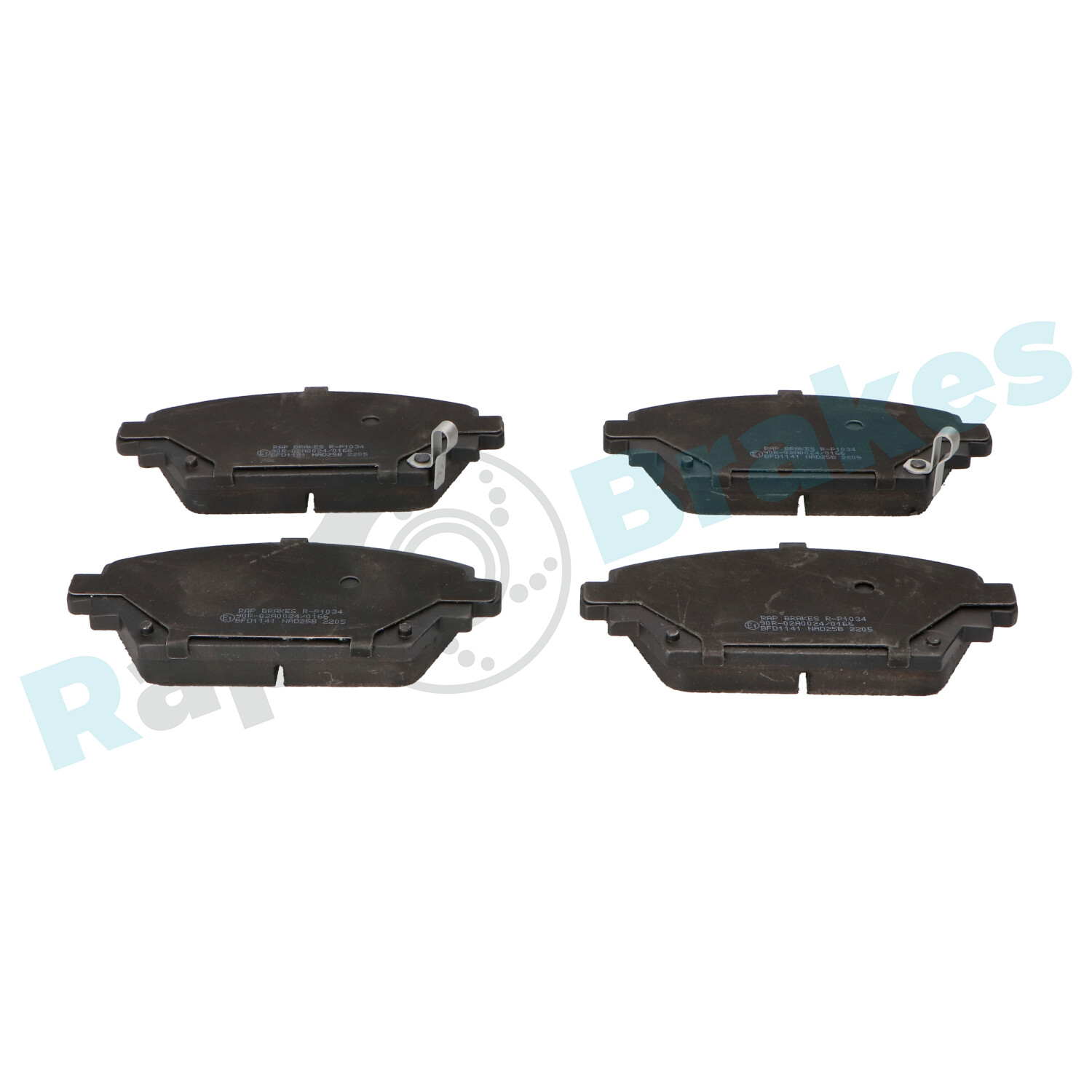 Kit pastiglie freno, Freno a disco - R-P1034 RAP BRAKES
