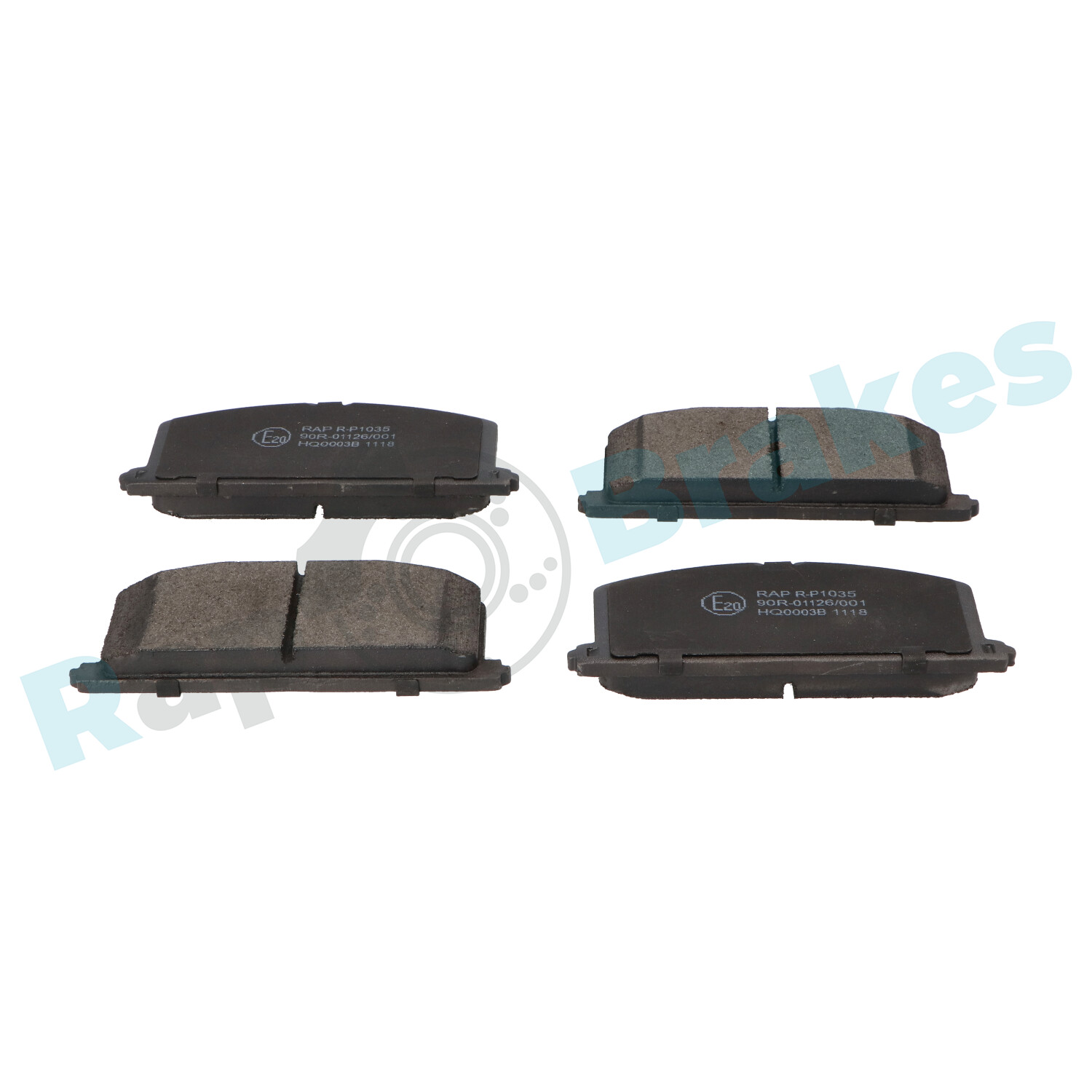 Brake Pad Set, disc brake - R-P1035 RAP BRAKES