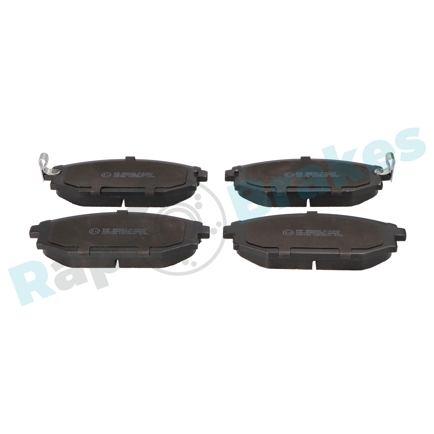 Kit pastiglie freno, Freno a disco - R-P1037 RAP BRAKES