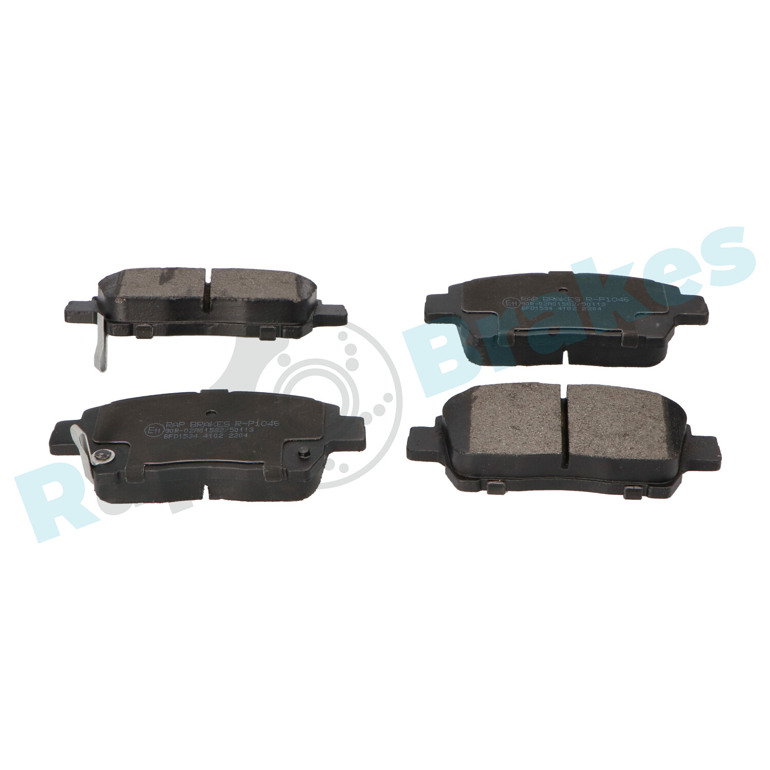 Brake Pad Set, disc brake - R-P1046 RAP BRAKES