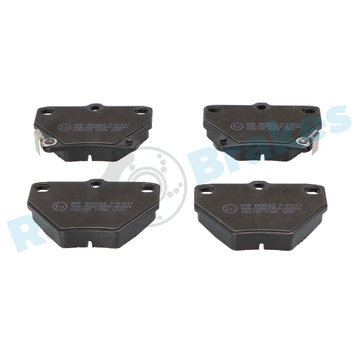 Kit pastiglie freno, Freno a disco - R-P1047 RAP BRAKES
