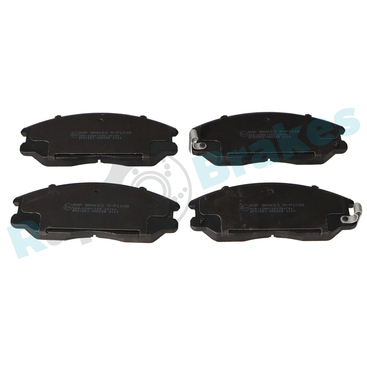 Brake Pad Set, disc brake - R-P1048 RAP BRAKES
