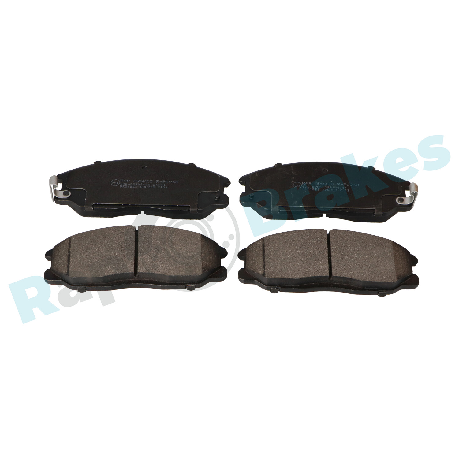 Brake Pad Set, disc brake - R-P1048 RAP BRAKES