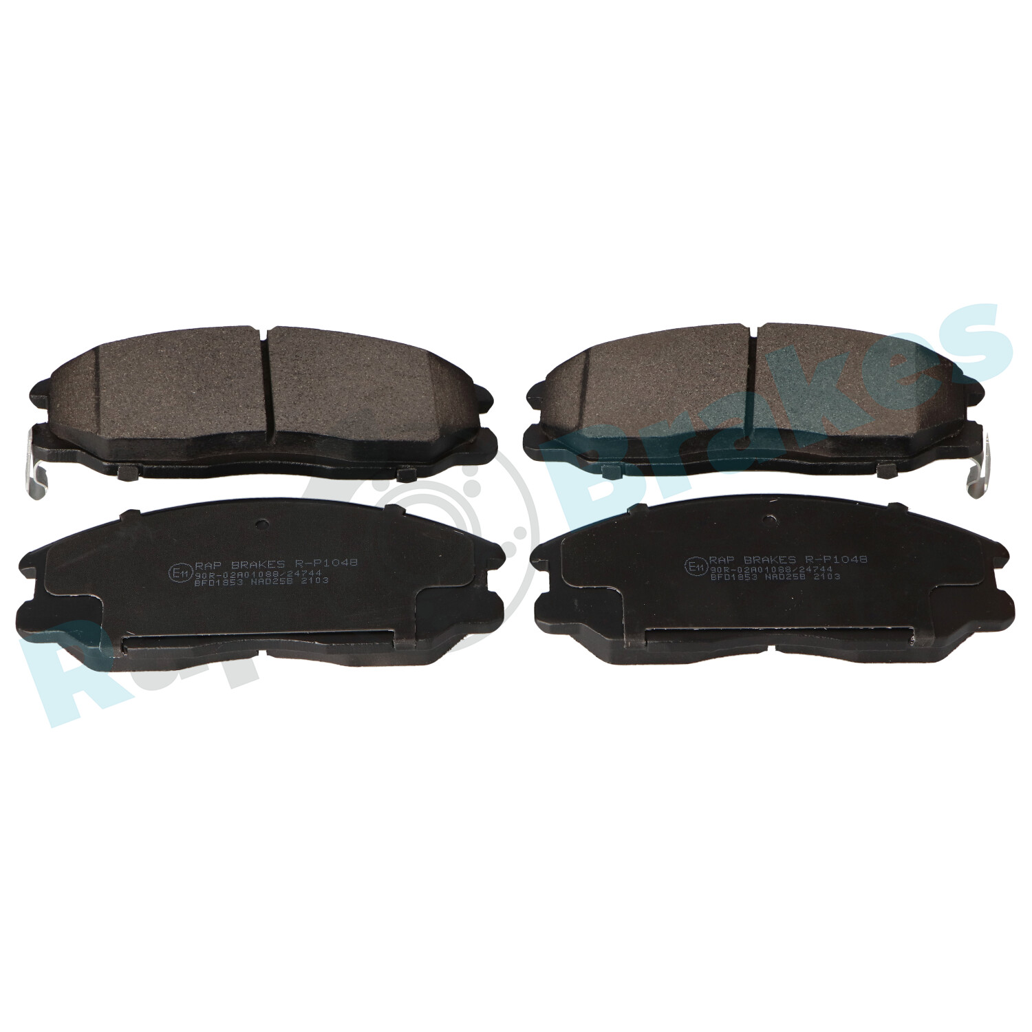 Brake Pad Set, disc brake - R-P1048 RAP BRAKES