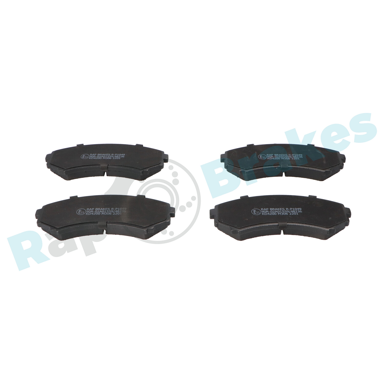 Kit pastiglie freno, Freno a disco - R-P1049 RAP BRAKES