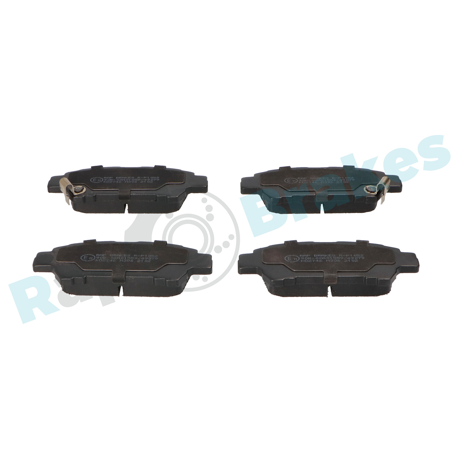 Brake Pad Set, disc brake - R-P1052 RAP BRAKES