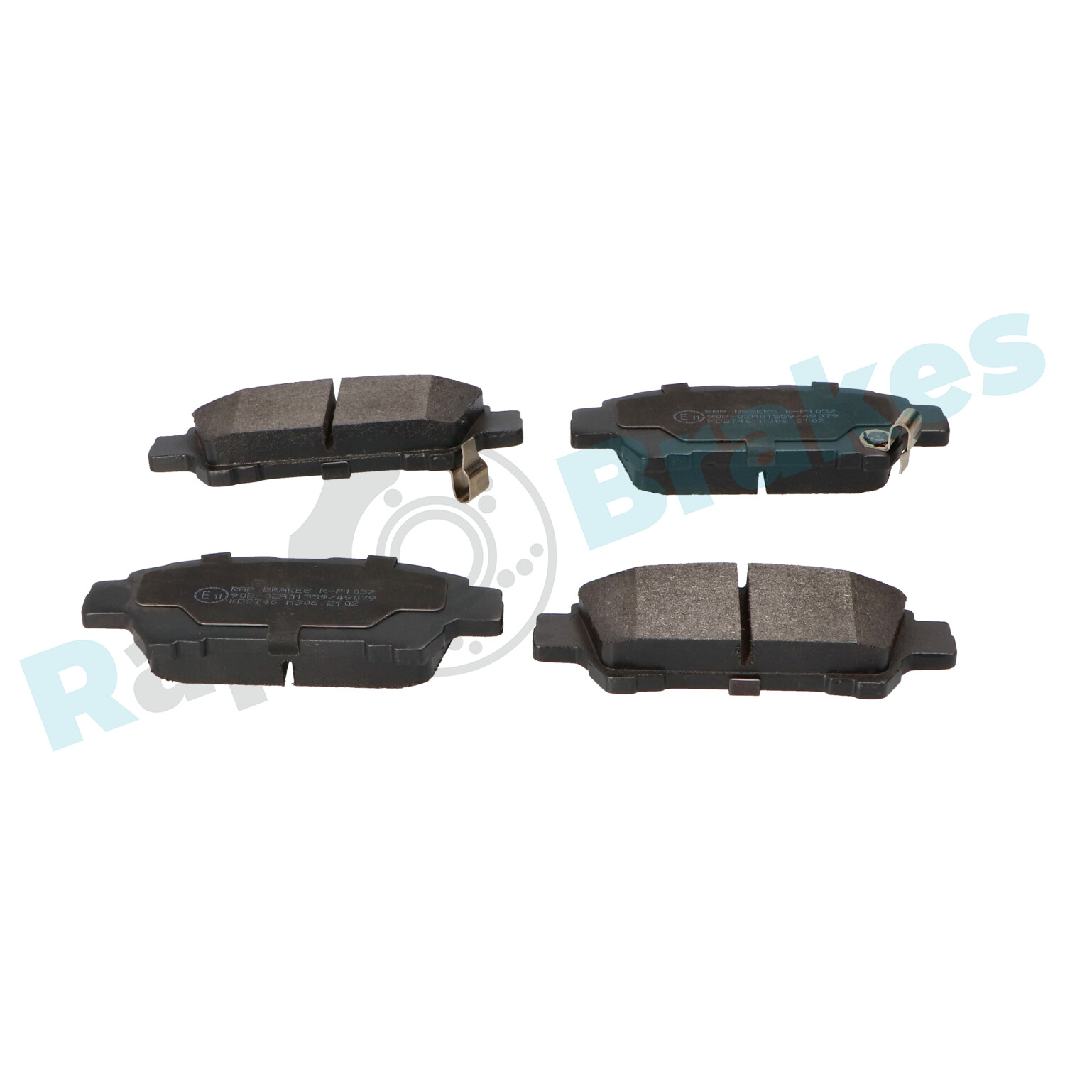 Brake Pad Set, disc brake - R-P1052 RAP BRAKES