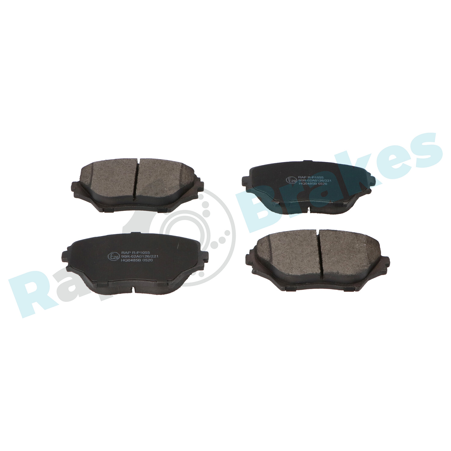 Brake Pad Set, disc brake - R-P1055 RAP BRAKES