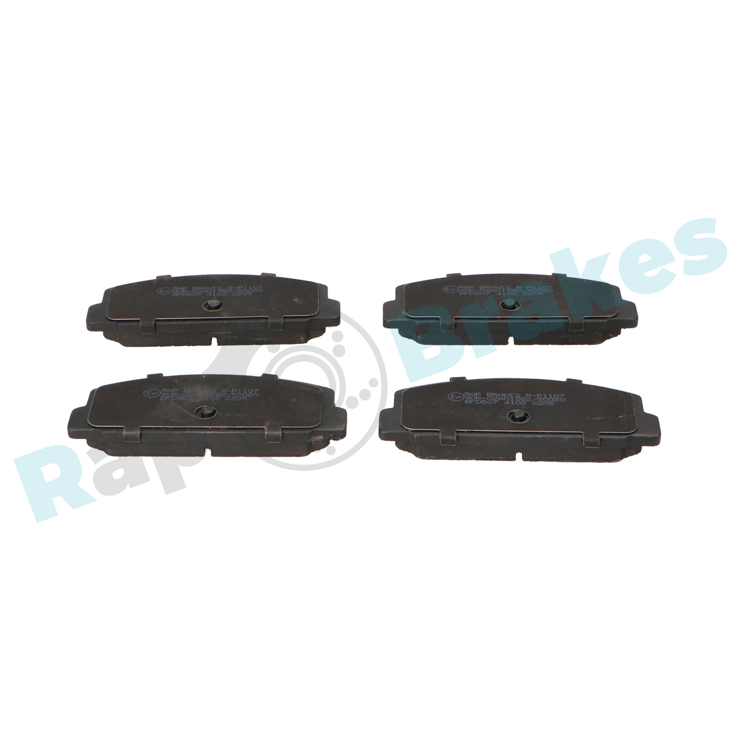 Brake Pad Set, disc brake - R-P1107 RAP BRAKES