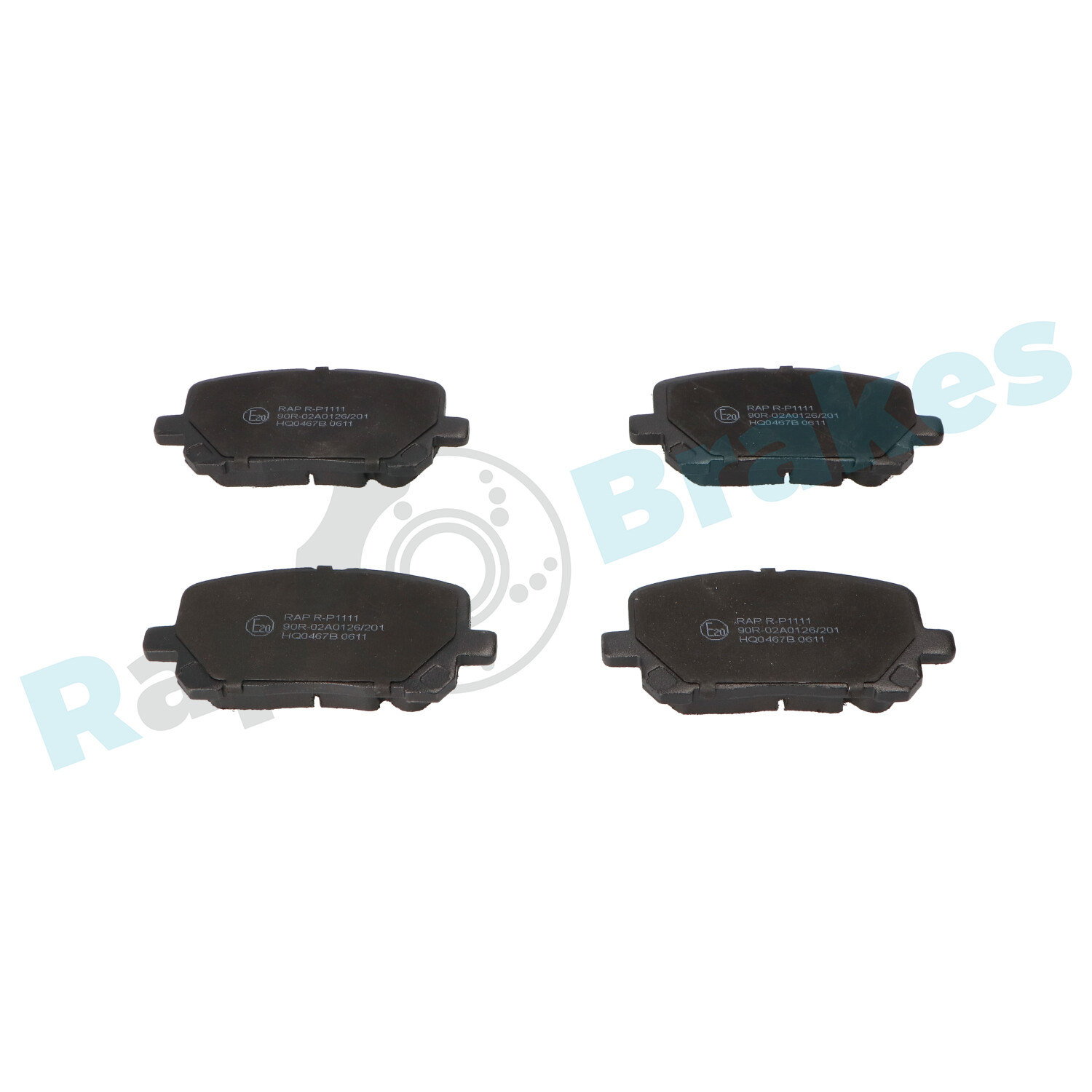 Kit pastiglie freno, Freno a disco - R-P1111 RAP BRAKES