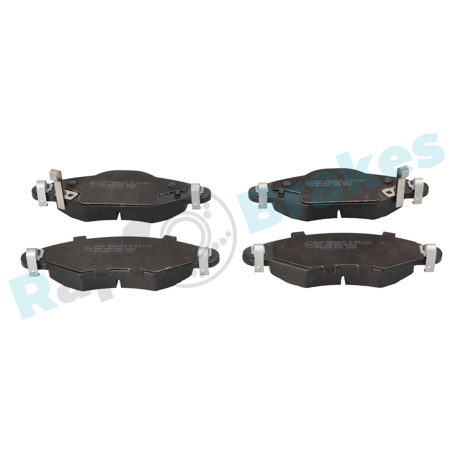 Brake Pad Set, disc brake - R-P1120 RAP BRAKES