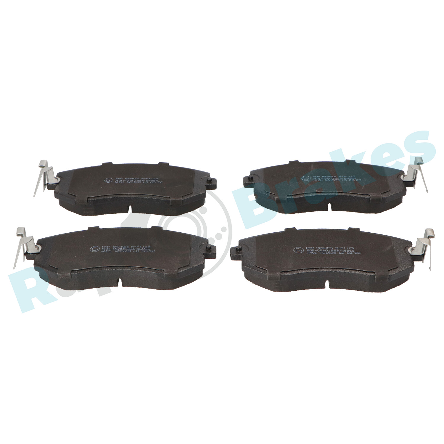 Brake Pad Set, disc brake - R-P1123 RAP BRAKES