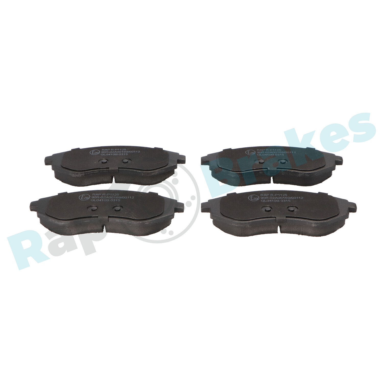 Brake Pad Set, disc brake - R-P1125 RAP BRAKES