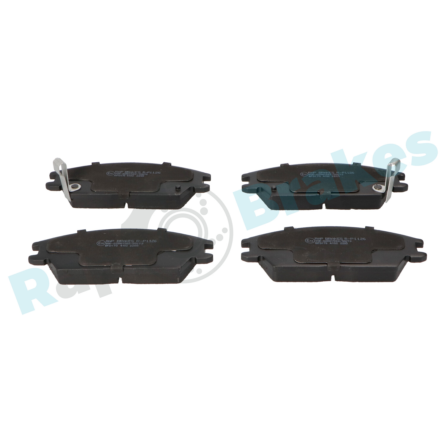 Kit pastiglie freno, Freno a disco - R-P1126 RAP BRAKES