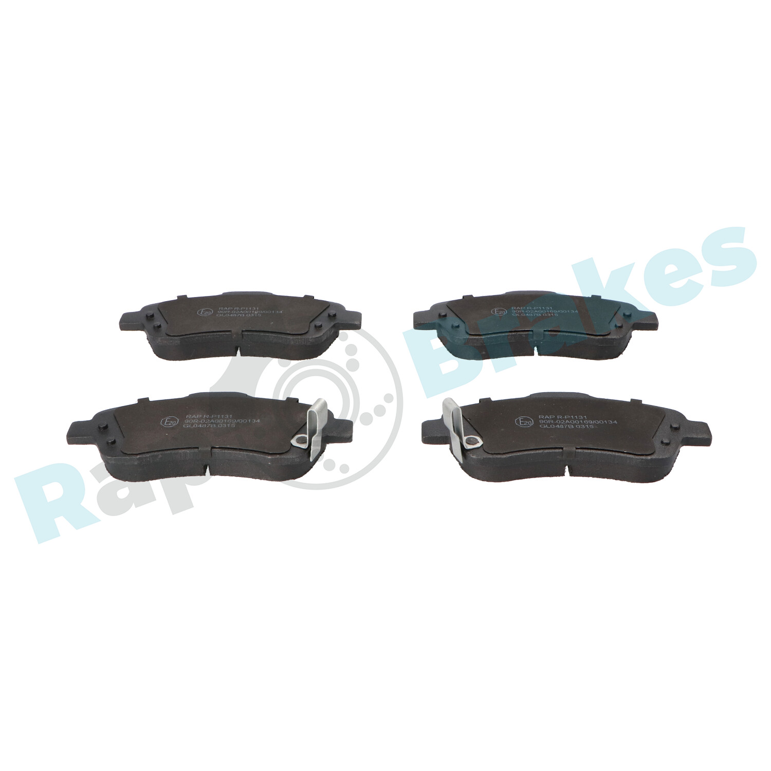 Brake Pad Set, disc brake - R-P1131 RAP BRAKES