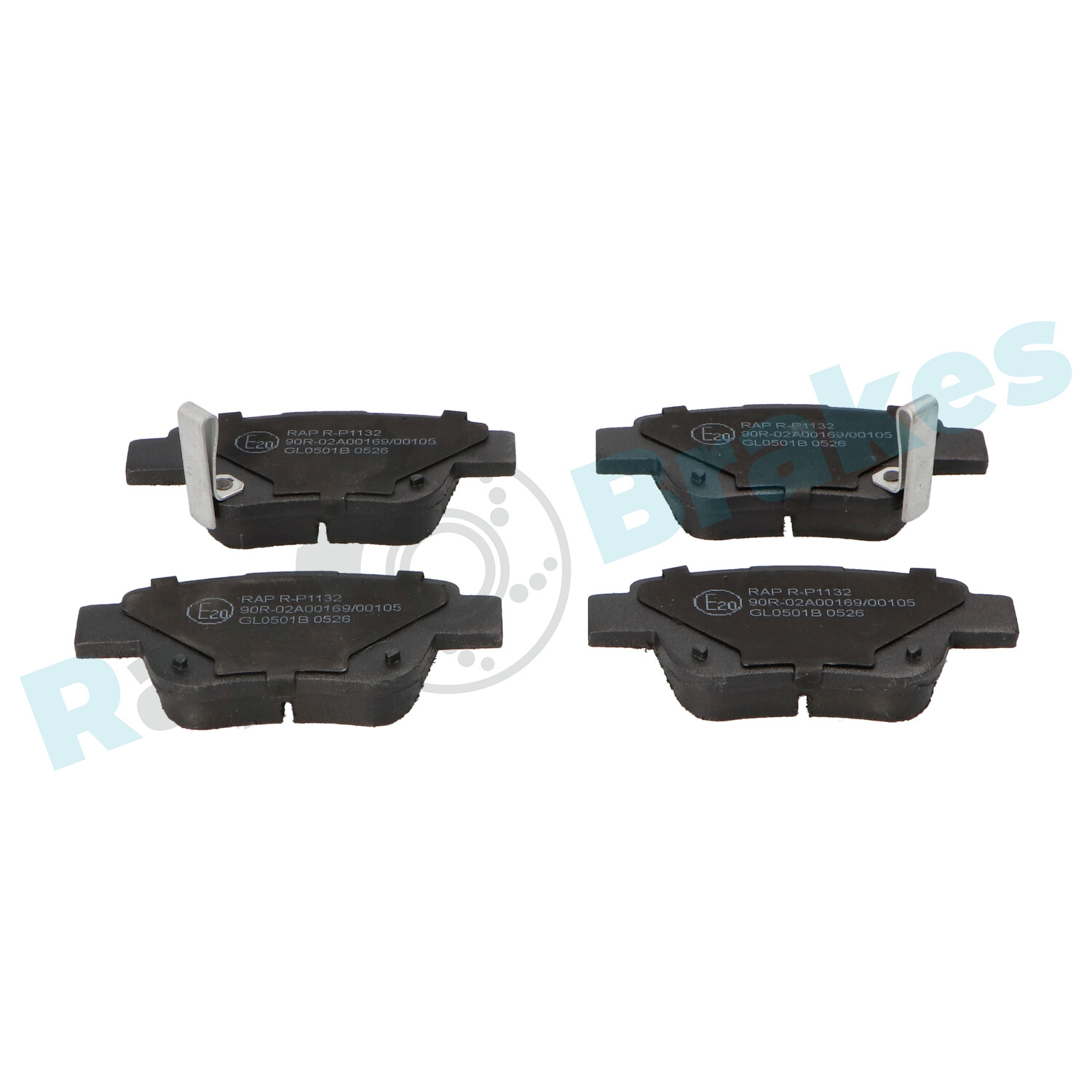 Kit pastiglie freno, Freno a disco - R-P1132 RAP BRAKES