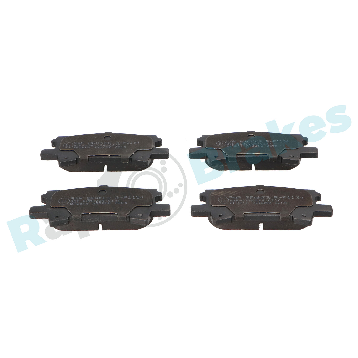 Brake Pad Set, disc brake - R-P1134 RAP BRAKES