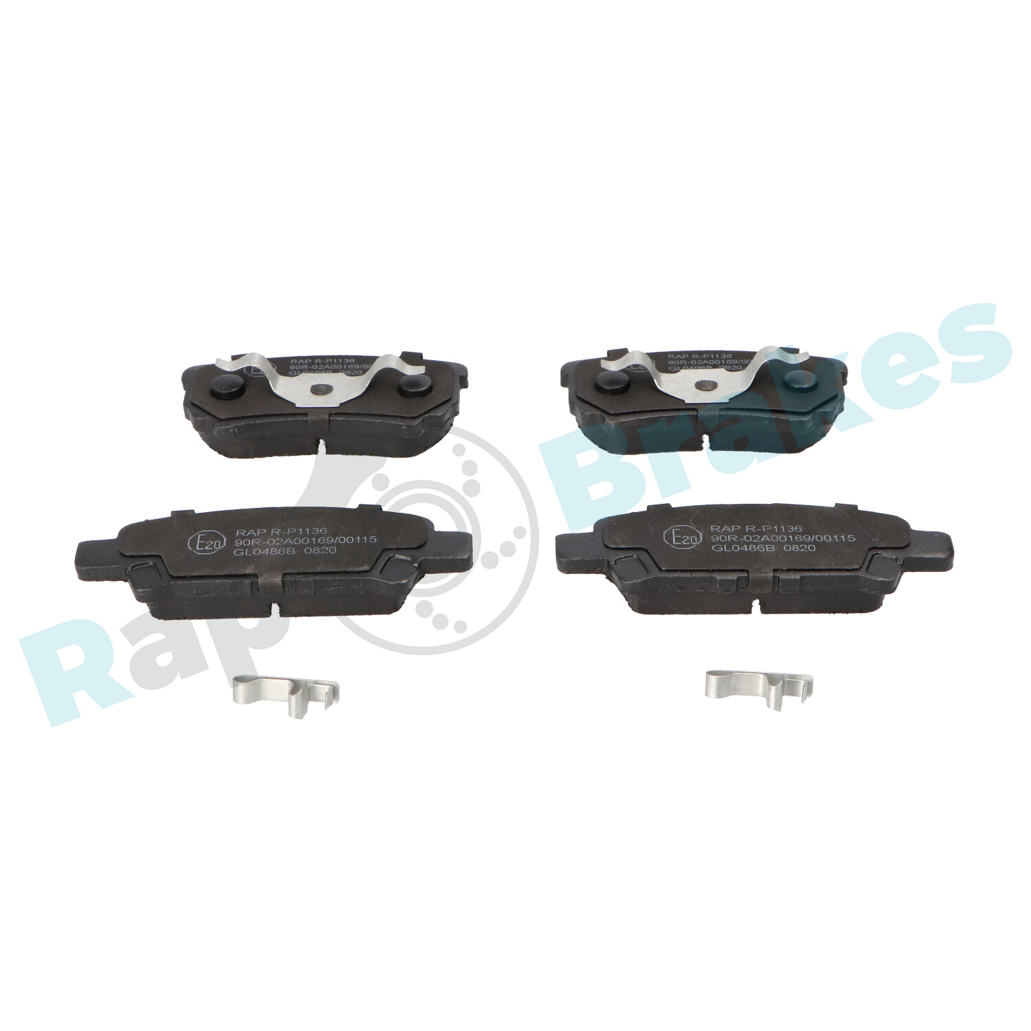 Kit pastiglie freno, Freno a disco - R-P1136 RAP BRAKES