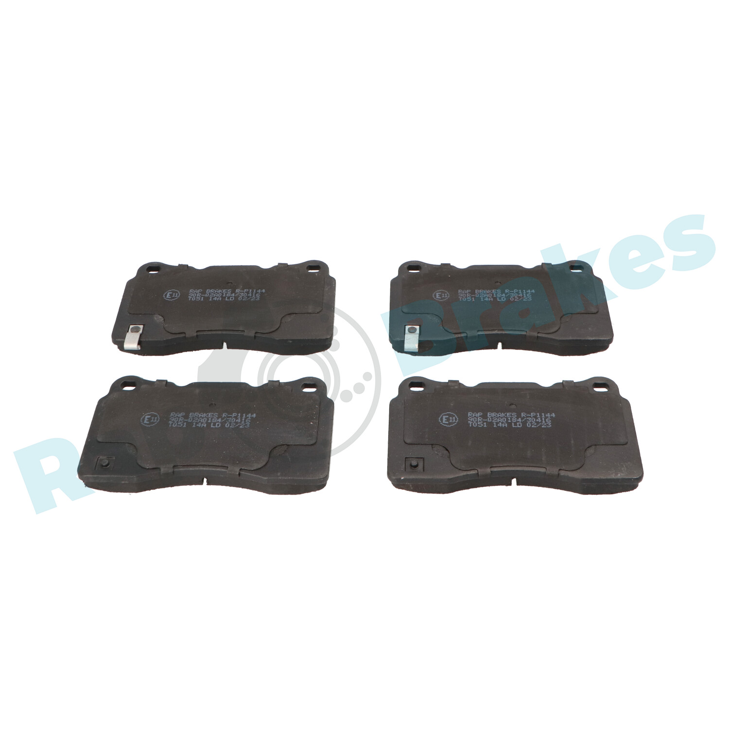 Brake Pad Set, disc brake - R-P1144 RAP BRAKES