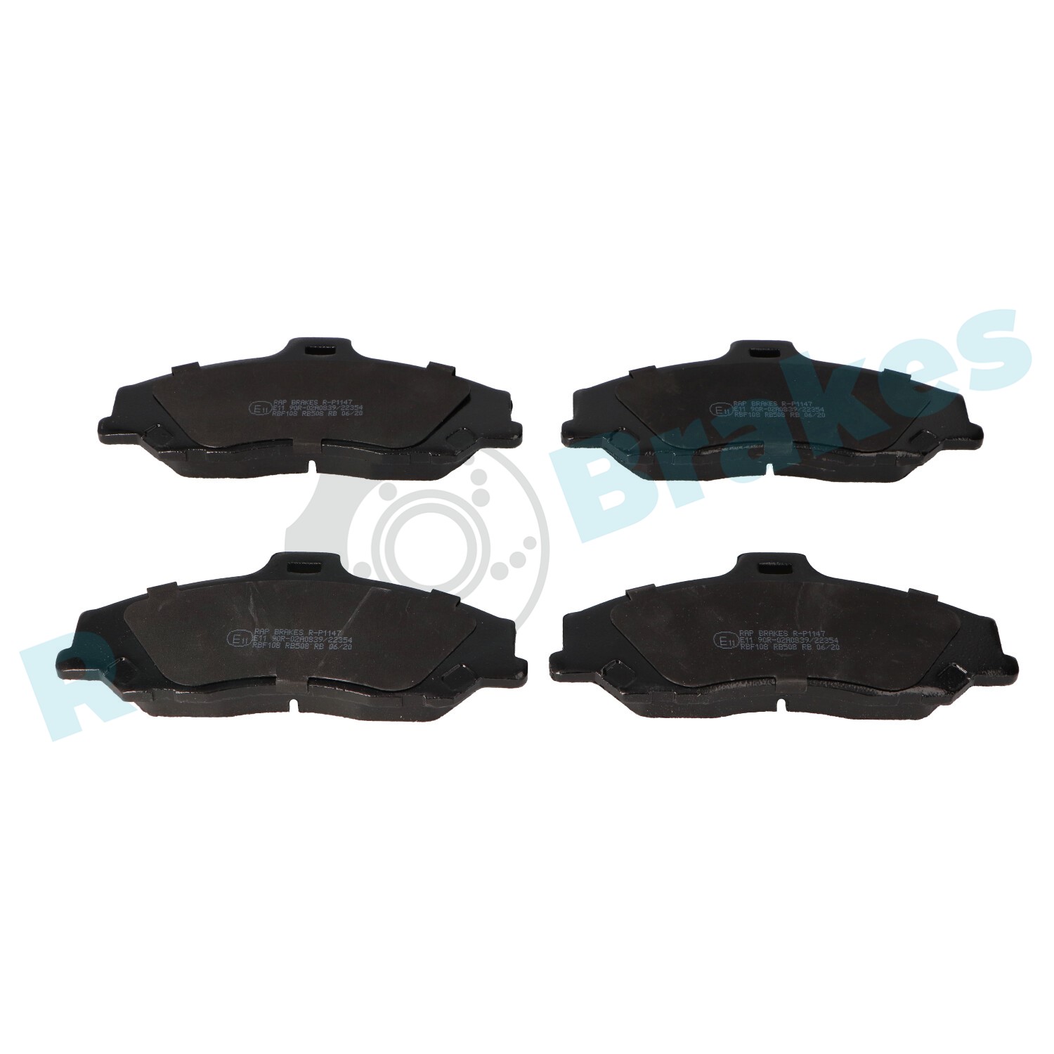 Brake Pad Set, disc brake - R-P1147 RAP BRAKES